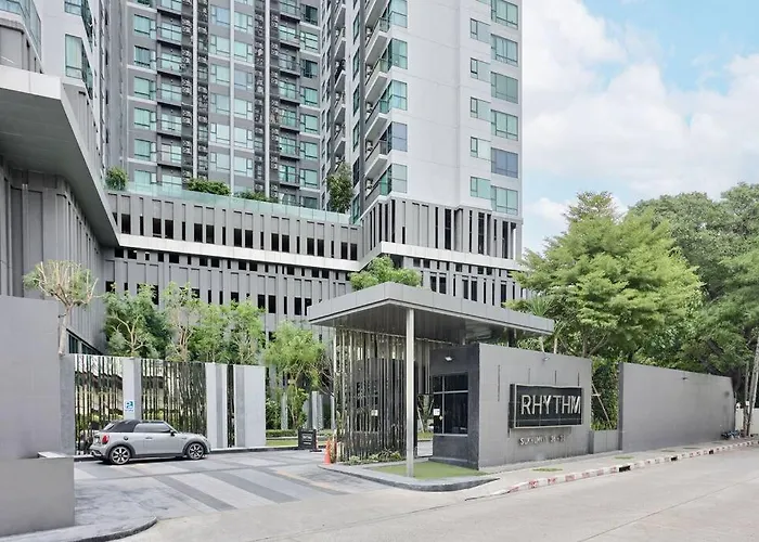 Апартаменты 5mins Walk To Bts Thonglor, Skyline View *