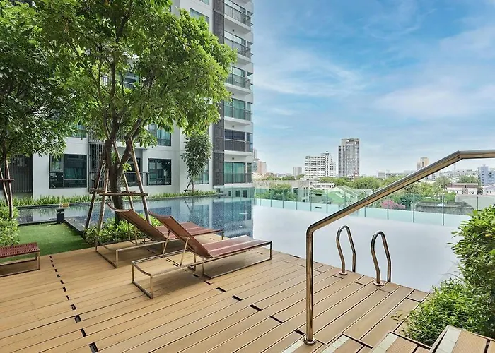 5mins Walk To Bts Thonglor, Skyline View Апартаменты *