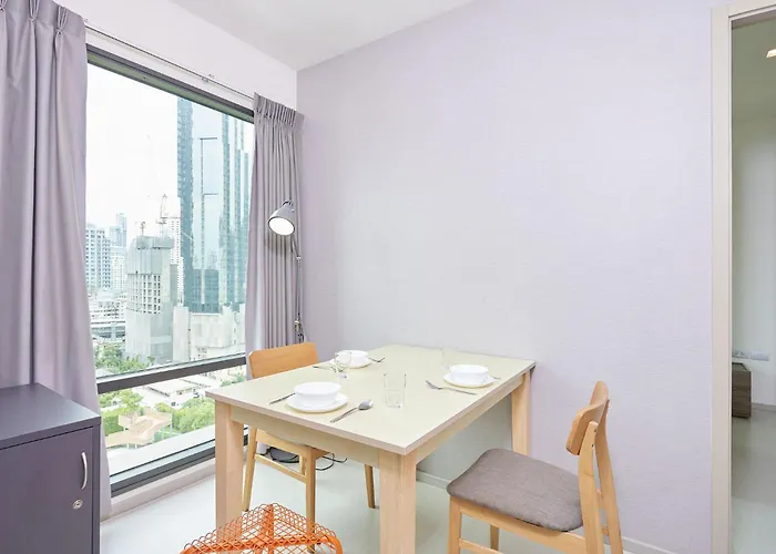 5mins Walk To Bts Thonglor, Skyline View * Бангкок